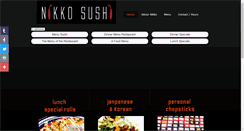 Desktop Screenshot of nikkosushi.biz