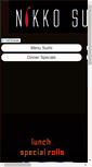 Mobile Screenshot of nikkosushi.biz