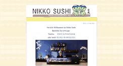 Desktop Screenshot of nikkosushi.de