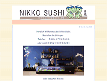 Tablet Screenshot of nikkosushi.de